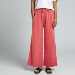 Zenana Ruby Washed Wide Leg Lounge Pant Size Small